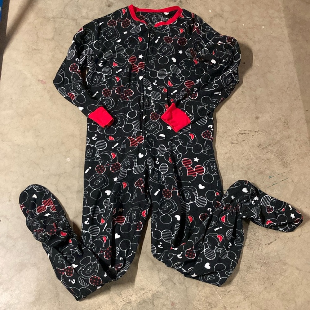 Adult Mickey One Piece Pajamas